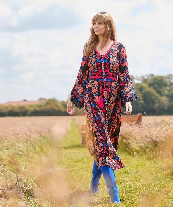 Actual product image Joe Browns Button-through boho maxi dress (34)