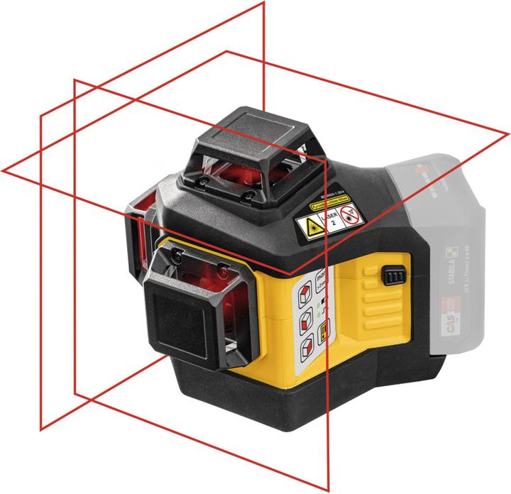 Stabila Multilinien-Laser LAX 600, 12-V-System