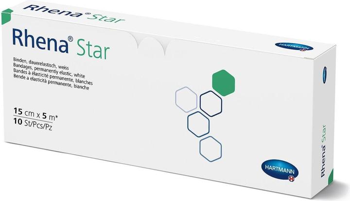 Image du produit Rhena Star Elastische Binden 15cmx5m weiss offen