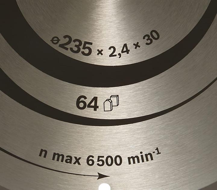 Produktbild Bosch Professional Zubehör PRO Multi Material Kreissägeblatt, 235 x 2,4 x 30 mm