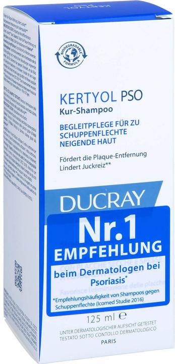 Actual product image Ducray Kertyol P.S.O. Balancing Cure Shampoo, 125 ml Shampoo (125 ml)