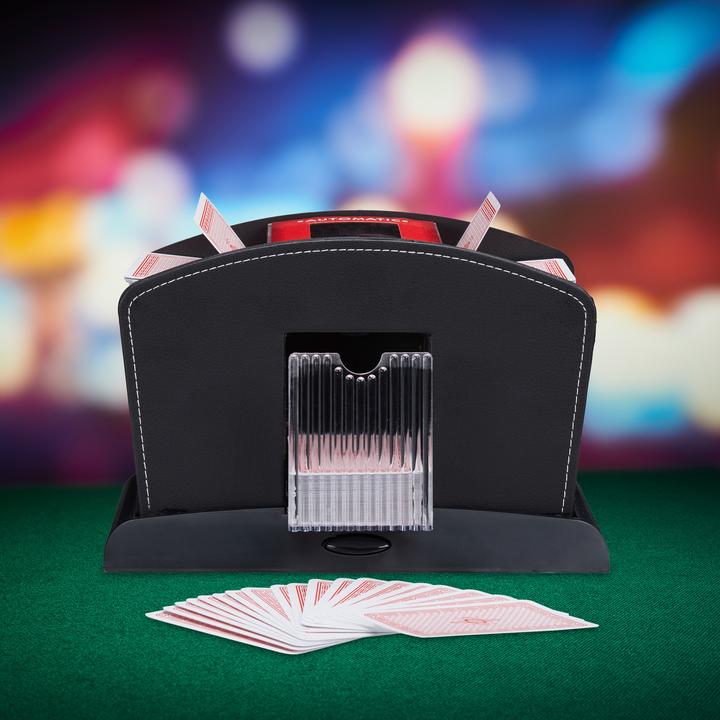 Actual product image Relaxdays Card Shuffling Machine for 4 Decks