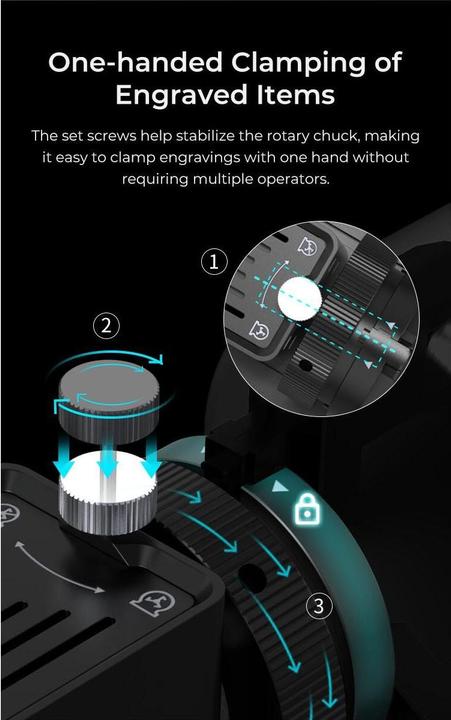 Produktbild Creality Dreh Kit Pro zum Flacon 2