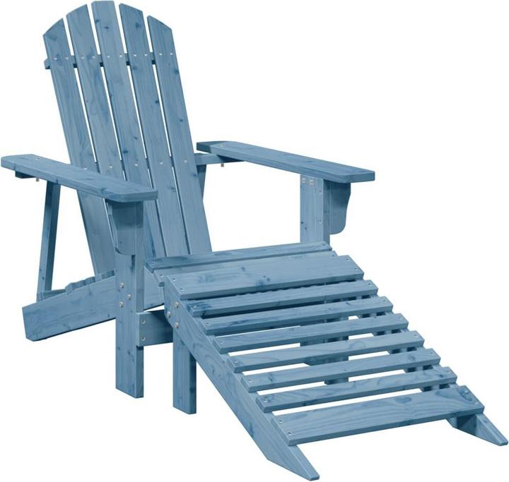 Image du produit VidaXL Chaise Adirondack avec repose-pieds