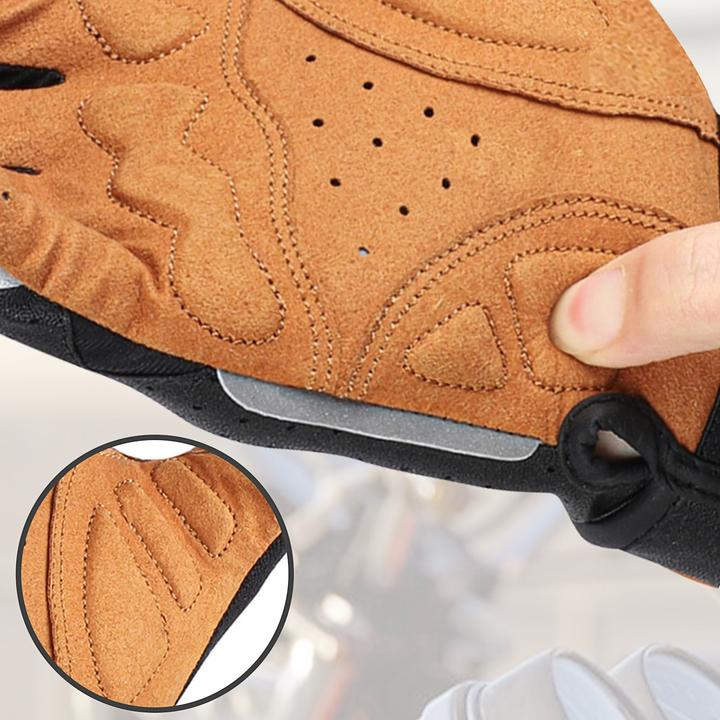 Image du produit Avizar Gants de sport et gants à écran tactile West Biking, taille XS - Noir / Marron (XS)