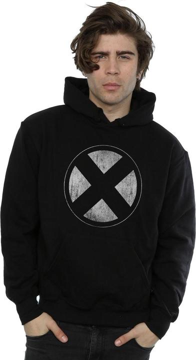 Actual product image Mens X-Men Distressed Emblem Hoodie (S)