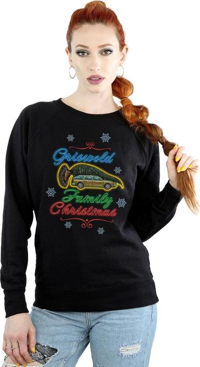 Actual product image National Lampoon´s Vacation Womens/Ladies Griswold Family Christmas Sweatshirt (M)