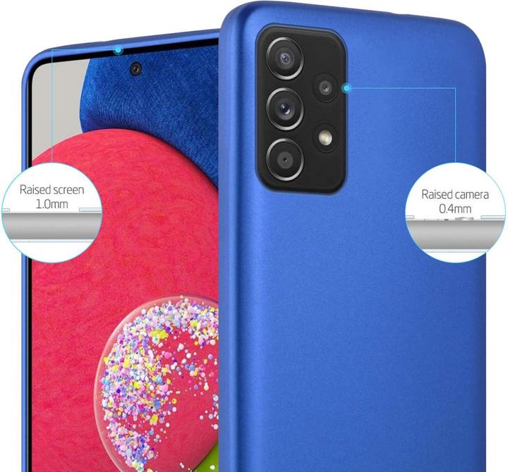 Actual product image Cadorabo TPU Matt Metallic Sleeve (Samsung Galaxy A52, Samsung Galaxy A52 5G, Samsung Galaxy A52s 5G)