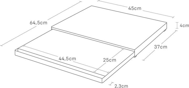 Actual product image Yamazaki Pull-out shelf for the TOWER kitchen unit