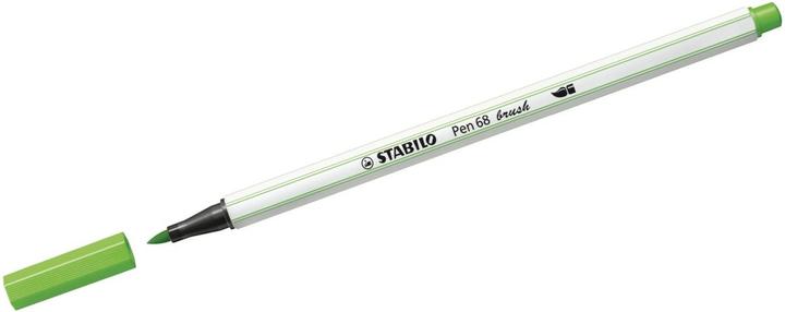 Image du produit STABILO Pen 68 brush Stylo feutre Premium (Vert clair, 1 x)