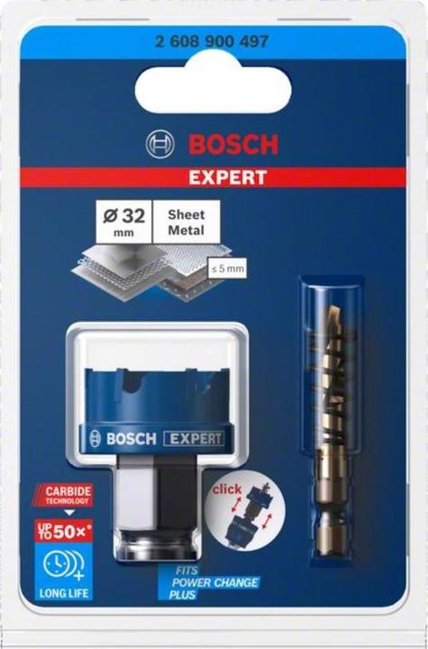 Image du produit Bosch Professional Zubehör Scie cloche EXPERT Sheet Metal 32 x 5 mm (32 millimètres)