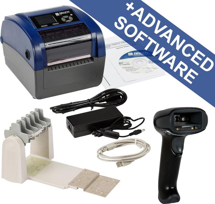 Actual product image Brady BBP12-SPS-EU, thermal transfer printer, max. width 118mm, 300 dpi, serial, USB, LAN, with roll