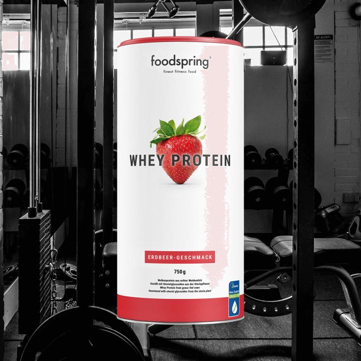 Actual product image Foodspring whey protein (Strawberry, 1 pcs., 750 g)