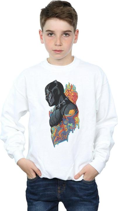 Actual product image Boys Black Panther Profile Sweatshirt (152, 158)