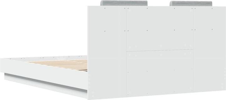 Actual product image VidaXL Bed frame with headboard and LED lights (140 x 200)