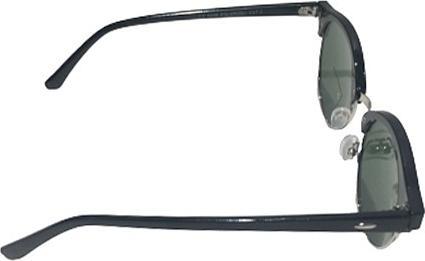 Actual product image Bekos Classic Round Browline Sunglasses
