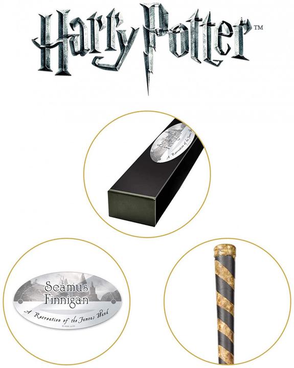 Image du produit Noble Collection Baguette magique Seamus Finnigan de Harry Potter (édition personnage)