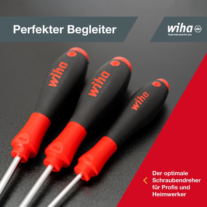 Produktbild Wiha SoftFinish (Schlitzschrauben, Phillipps-Kreuzschlitz (PH))