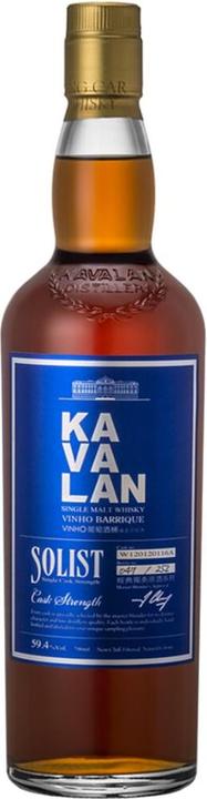 Actual product image Kavalan Single Malt Solist Vinho Barrique Cask Strength (Single Malt, 1 x 70 cl)