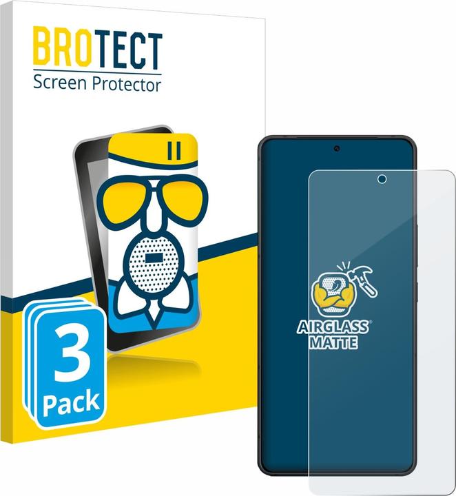 Actual product image BROTECT AirGlass Glass Matte (3 Piece, Asus Zenfone 11 Ultra)