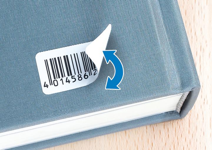 Actual product image HERMA A4 removable labels