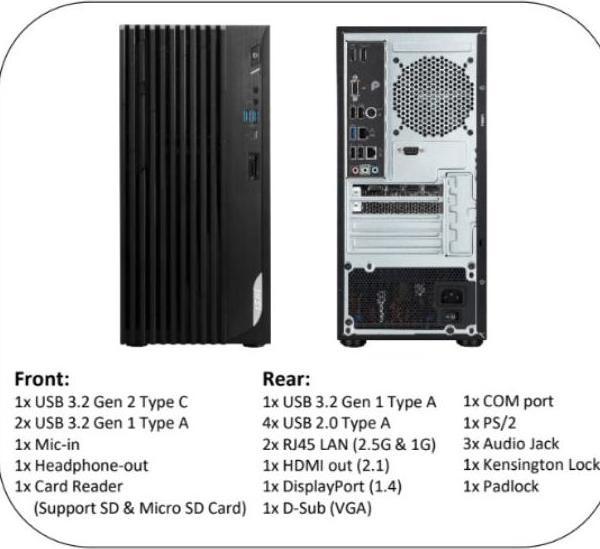 Produktbild MSI DP180 13-433it i7-13700f 16Gb Hd 1Tb (Intel Core i7-13700F, 16 GB, 1000 GB)