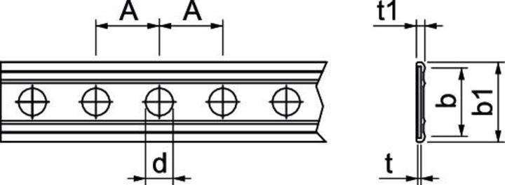 Produktbild OBO Bettermann OBO BETT, Montageband bandverzinkt MZ024 PE l 14 (14 mm)