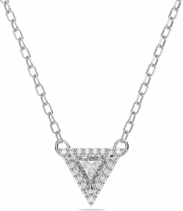 Immagine prodotto Swarovski Ortyx - Collana con taglio a brillante bianco (Metallo Swarovski, 36 - 41 cm)