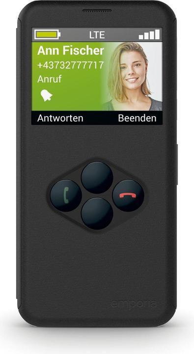 Produktbild Emporia Smart 5 (32 GB, Black, 5.50", Single SIM, 13 Mpx, 4G)