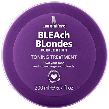 Actual product image Lee Stafford Bleach Blondes Purple Toning Treatment Mask 200 ml (200 ml)