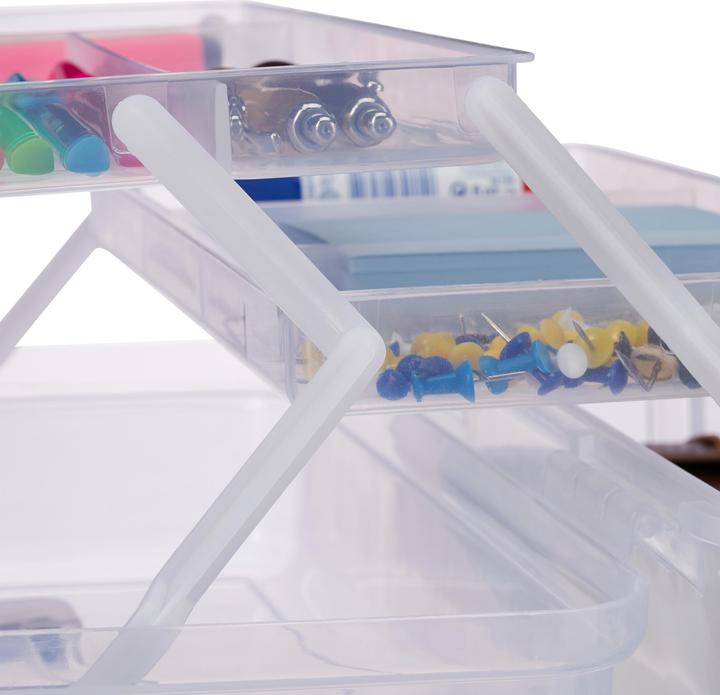 Image du produit Relaxdays Boîte en transparente (33 x 19.5 x 14 cm)
