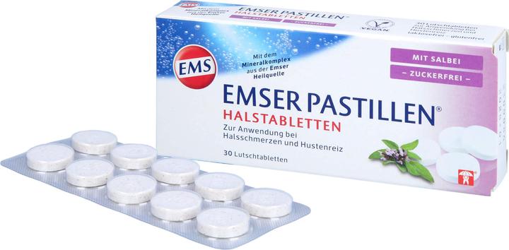 Immagine prodotto Emser Pastiglie senza zucchero con salvia (30 Pezzo/i)