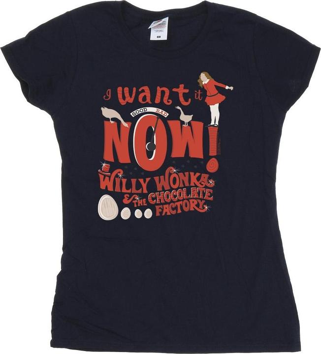 Produktbild Willy Wonka & the Chocolate Factory Verruca Salt I Want It Now TShirt (S)