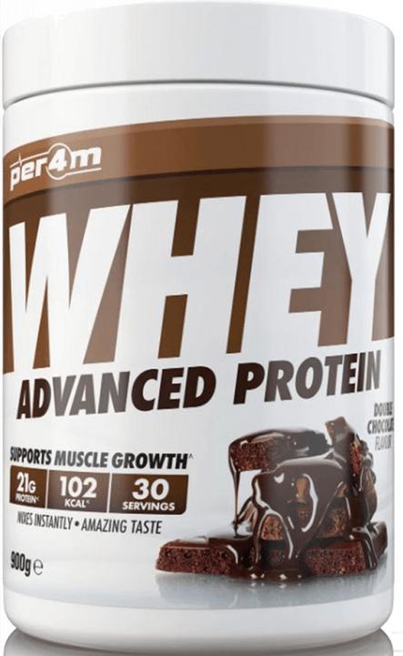 Actual product image Per4m Whey Advanced Protein (Double chocolate, 900 g)