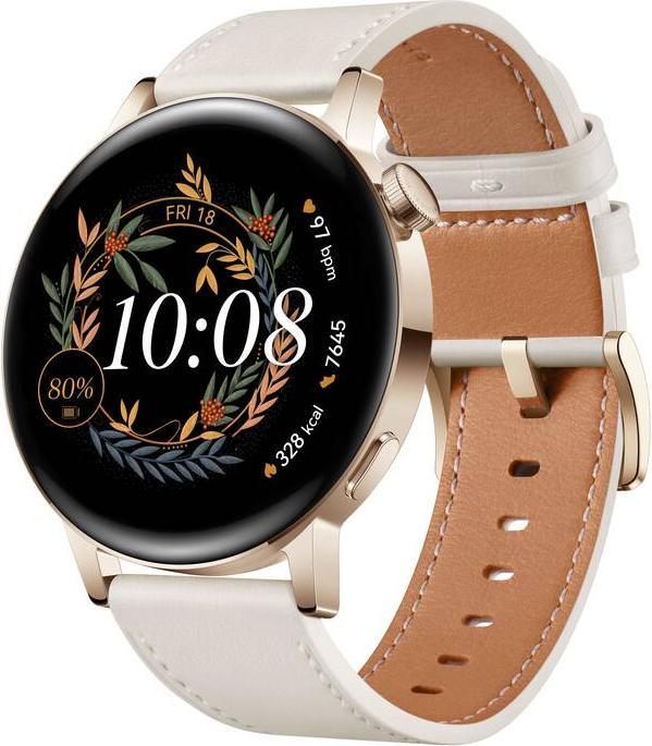 Actual product image natelo Watch GT3 Elegant (42 mm, Plastic, Steel, A / Like new)