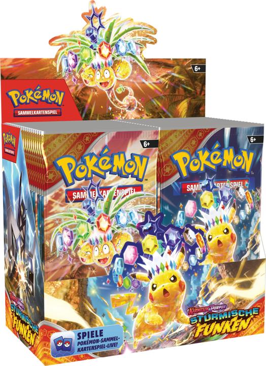 Image du produit Pokémon Stormy Sparks Booster Pack (Allemand, Pack de boosters)
