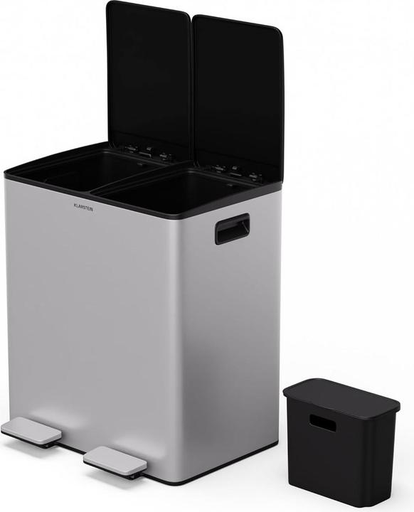 Actual product image Klarstein Mülleimer mit Mülltrennsystem und Kompostbehälter (43 l)