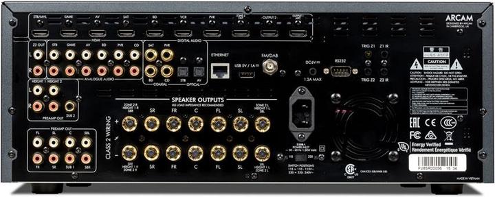 Actual product image Arcam Fmj Avr850 (7.2 channels, FM, DAB+)
