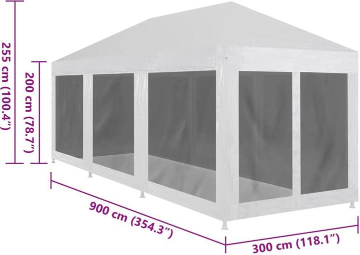 Actual product image VidaXL Desirae (300 cm, 900 cm)