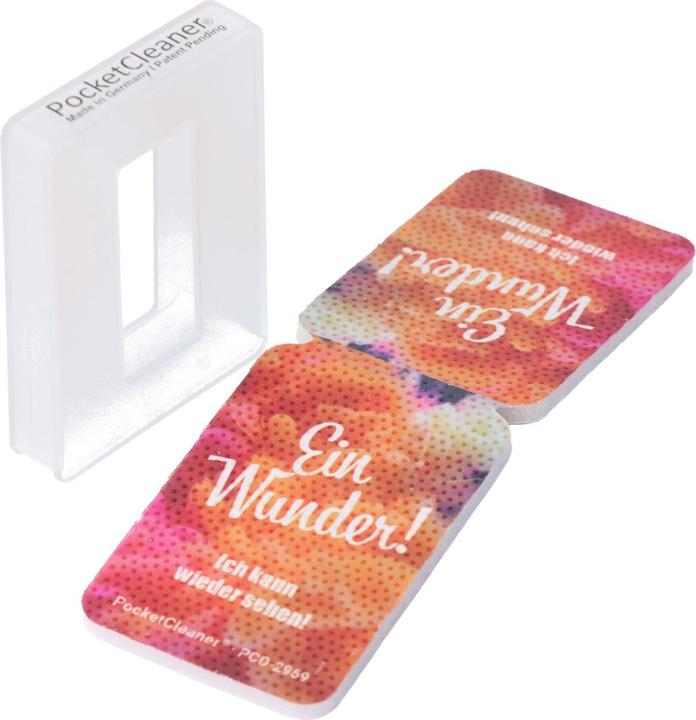 Image du produit Wedo PocketCleaner Chiffon pour lunettes, smartphone ou tablette dans un étui en plastique