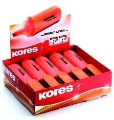 Actual product image Kores Highlighter Bright Liner (Orange, 5 mm, 10 x)