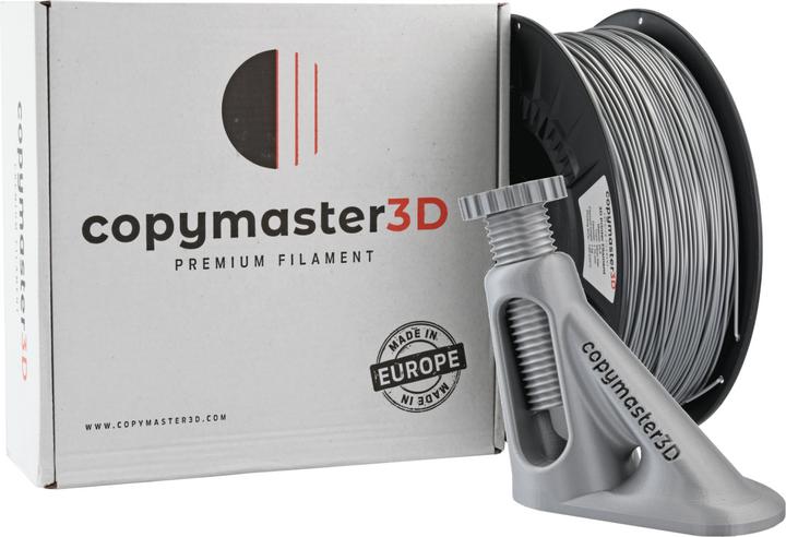 Actual product image Copymaster3D Copymaster PLA 1.75mm 1 kg Silver Star (PLA, 1.75 mm, 1000 g, Silver)