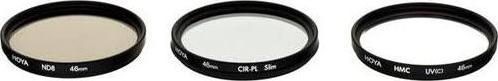 Actual product image Hoya Digital Filter Kit II (UV, CIR-PL & ND8) Filterset (43 mm, Neutral density filter, Polarizing filter, UV filter)