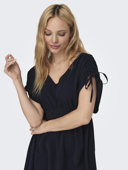 Actual product image Only V-neck dress with short sleeves (XS)