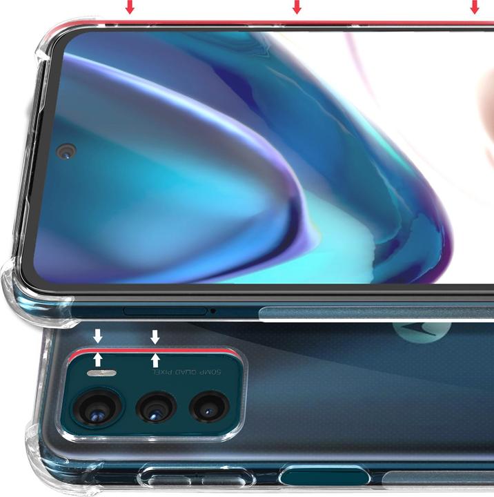 Produktbild Avizar Premium Schutz-Set: Hülle + Folie Series (Motorola Moto G42)