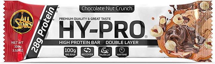 Image du produit All Stars Barre Hy-Pro (100g) (Croustillant de noix au chocolat, 1 pcs, 100 g)