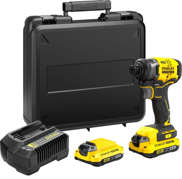 Actual product image Stanley SHOCK DRIVE 18V - V20 170Nm 2x2Ah + BOX SFMCF810D2K (Rechargeable battery operated)