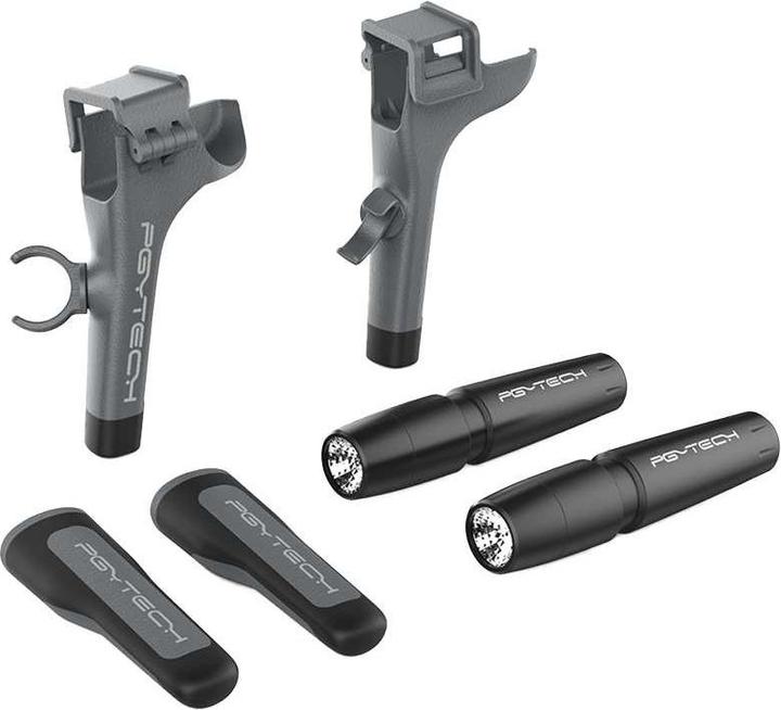 Produktbild Pgytech Landegestell-Erweiterung und Dual-LED-Scheinwerfer (Drohnen Landegestell, DJI Mavic 2)