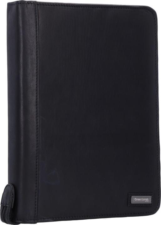 Actual product image Greenland Nature Black Nappa ring wallet leather 33 cm (1 x)