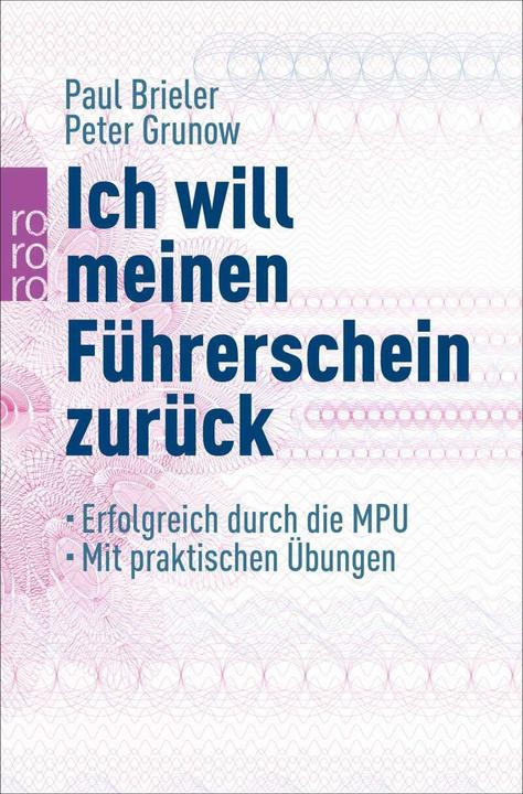 Actual product image Ich will meinen Führerschein zurück (German, Peter Grunow, 2007)